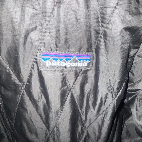 Patagonia Black Quilted Jacket women’s small - Picture 5 of 8